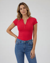 Cargar imagen en el visor de la galería, Basica Mujer Kiwi Roja