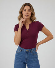 Cargar imagen en el visor de la galería, Basica Mujer Kiwi Vinotinto