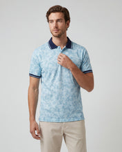 Cargar imagen en el visor de la galería, Polo Estampada Franco - Azul Claro