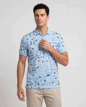 Cargar imagen en el visor de la galería, Polo Estampada Donato - Azul Claro