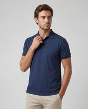 Cargar imagen en el visor de la galería, Polo Estampada Gaston Azul Navy