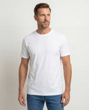 Cargar imagen en el visor de la galería, Camiseta Hombre Cuello Doble Blanca