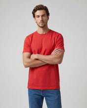 Cargar imagen en el visor de la galería, Camiseta Hombre Cuello Doble Roja