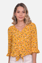 Cargar imagen en el visor de la galería, Blusa Cardota Mostaza