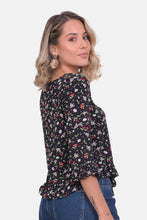Cargar imagen en el visor de la galería, Blusa Cardota Negra