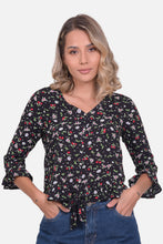 Cargar imagen en el visor de la galería, Blusa Cardota Negra