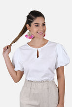 Cargar imagen en el visor de la galería, Blusa Jazmin Blanca