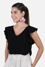 Cargar imagen en el visor de la galería, Blusa Azucena Negra