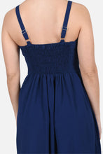 Cargar imagen en el visor de la galería, Vestido Gardea Azul Navy