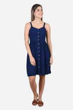 Cargar imagen en el visor de la galería, Vestido Gardea Azul Navy