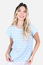 Cargar imagen en el visor de la galería, Blusa Sabrina Azul Claro