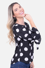 Cargar imagen en el visor de la galería, Blusa Cinthia Negra