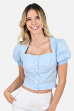 Cargar imagen en el visor de la galería, Blusa Casio Azul Claro