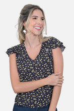 Cargar imagen en el visor de la galería, Blusa Ortega Azul Navy