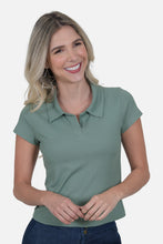 Cargar imagen en el visor de la galería, Blusa Laurent Oliva