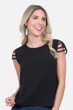 Cargar imagen en el visor de la galería, Blusa Barrientos Negra