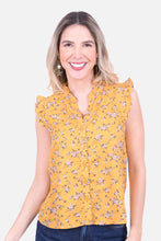 Cargar imagen en el visor de la galería, Blusa Genova Mostaza