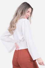 Cargar imagen en el visor de la galería, Blusa Garrido Blanca