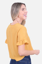 Cargar imagen en el visor de la galería, Blusa Milena Mostaza
