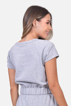 Cargar imagen en el visor de la galería, Blusa Helena Gris Jaspe