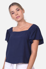 Cargar imagen en el visor de la galería, Blusa Clea Azul Navy
