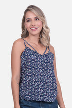 Cargar imagen en el visor de la galería, Blusa Carlota Azul Navy