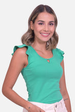 Cargar imagen en el visor de la galería, Blusa Andrea Verde