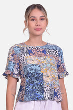 Cargar imagen en el visor de la galería, Blusa Manila Azul Rey