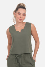 Cargar imagen en el visor de la galería, Blusa Lisboa Verde Militar