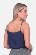 Cargar imagen en el visor de la galería, Blusa Shangai Azul Navy