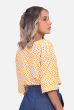 Cargar imagen en el visor de la galería, Blusa Shantou Mostaza