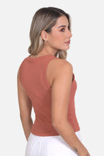 Cargar imagen en el visor de la galería, Blusa Ariel Terracota