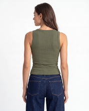 Cargar imagen en el visor de la galería, Básica Rib Ariel - Verde Militar
