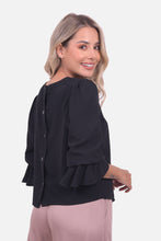 Cargar imagen en el visor de la galería, Blusa Atlas Negra