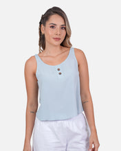Cargar imagen en el visor de la galería, Blusa Benilde Agua