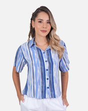 Cargar imagen en el visor de la galería, Blusa Antonina Azul