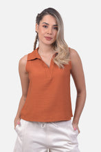 Cargar imagen en el visor de la galería, Blusa Alba Terracota