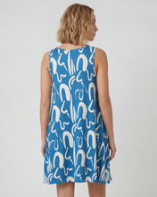 Cargar imagen en el visor de la galería, Vestido Greicy - Azul Hortencia