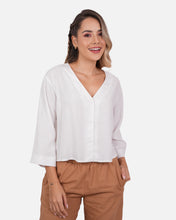 Cargar imagen en el visor de la galería, Blusa Nuria Crudo