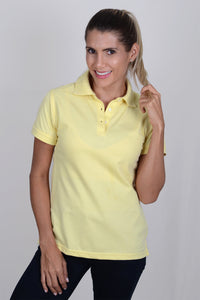 Polo Mujer Amarillo Pastel