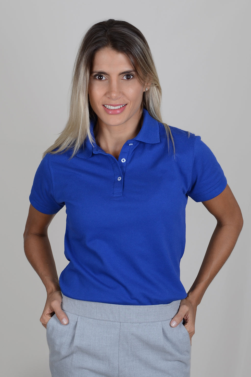 Polo Mujer Azul Zafiro