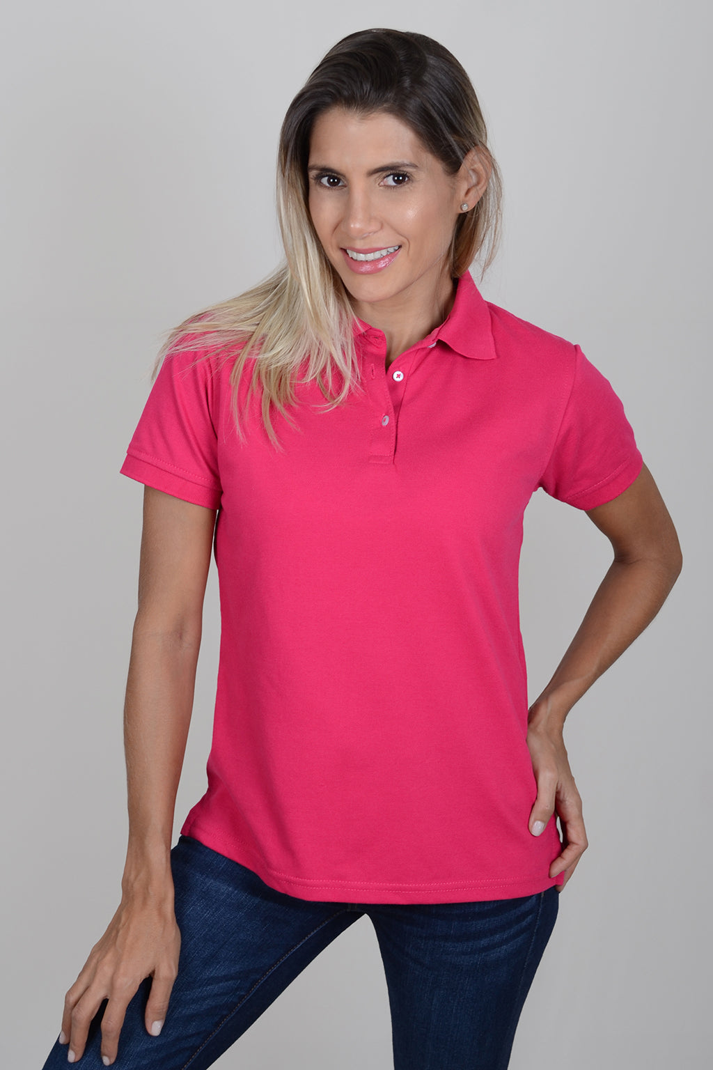 Polo Mujer Fucsia