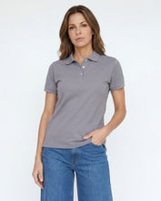 Cargar imagen en el visor de la galería, Polo Mujer Gris Claro
