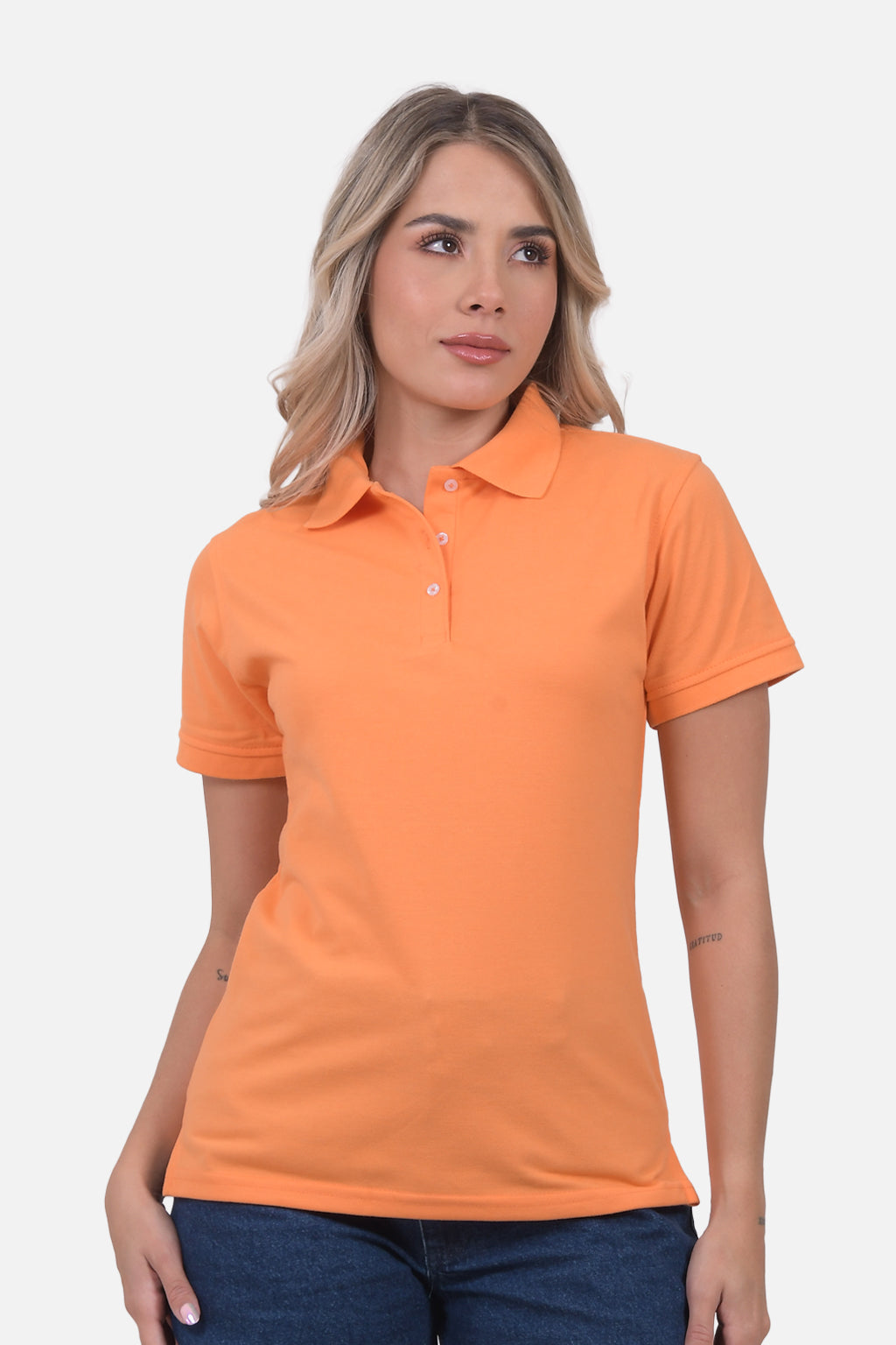 Polo Mujer Mandarina