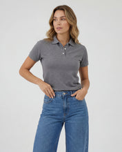 Cargar imagen en el visor de la galería, Polo Mujer Negro Jaspe
