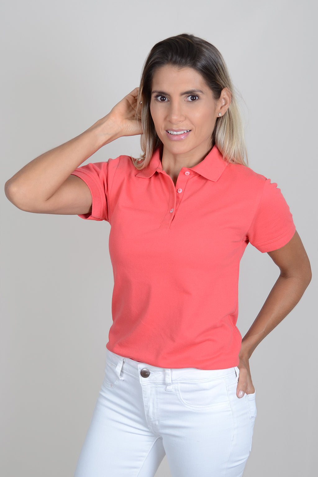 Polo Mujer Palo De Rosa