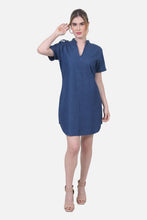 Cargar imagen en el visor de la galería, Vestido Jiron - Azul Medio
