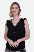 Cargar imagen en el visor de la galería, Blusa Angelina - Negra
