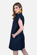 Cargar imagen en el visor de la galería, Vestido Merced Azul Navy
