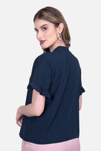 Cargar imagen en el visor de la galería, Blusa Ana - Azul Navy
